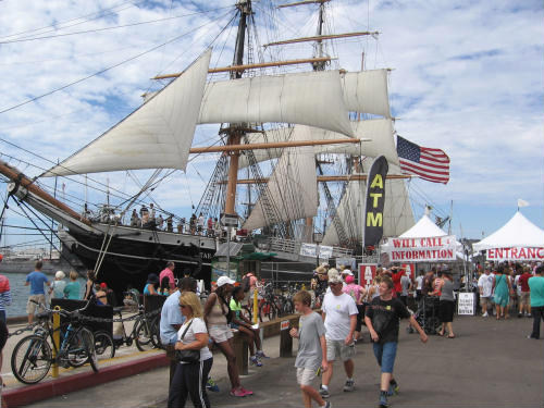 big crowd at festival of sail