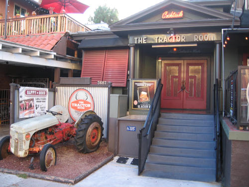 bizarre tractor room bar in hillcrest
