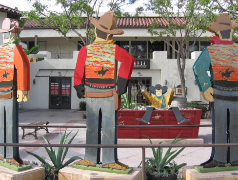 cowboys have gunfight on san diego street