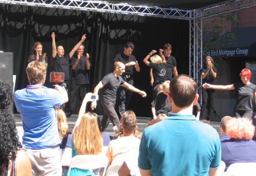 dancing at san diego entrepreneur day