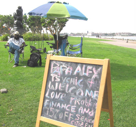 papa alex psychic at seaport village
