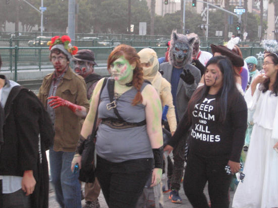 zombie walk included a werewolf