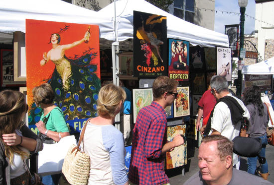 checking out some italian stuff at festa