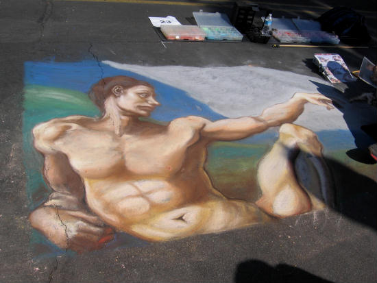 classic figure and italian chalk art
