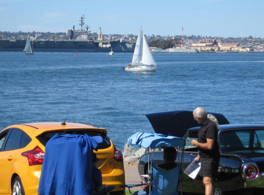 cool cars and aircraft carrier ronald reagan