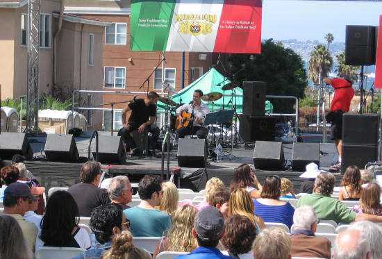 musicians perform at festa in san diego