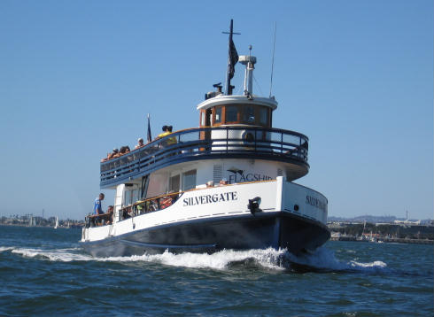 flagship's silvergate ferry on san diego bay