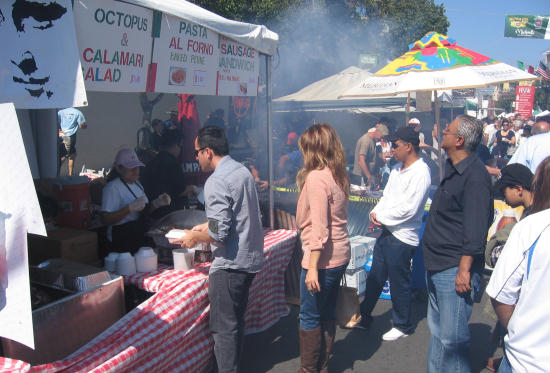 italian food galore at little italy's festa