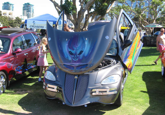 super cool cars at mustangs by the bay