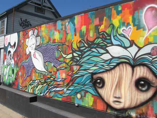 super cool street art in san diego