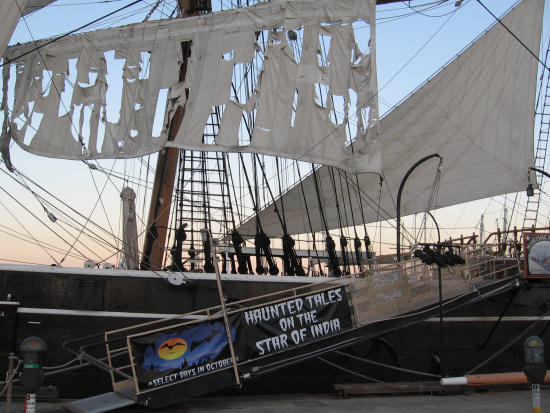 tattered sails of the haunted star of india