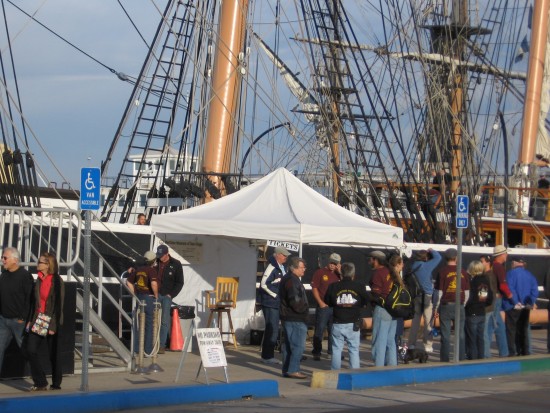 ready to board the star of india for yearly sail