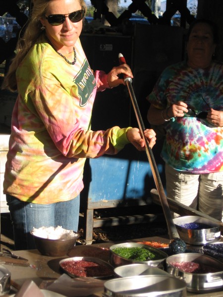 Glassblower at work in Balboa Park's Spanish Village.
