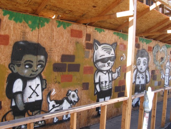 Funky characters make for some cool street art.