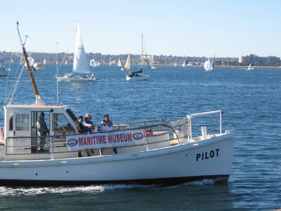 San Diego Maritime Museum's historic pilot boat.