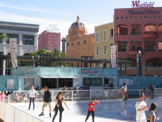 skaters live a fantasy on ice at horton plaza