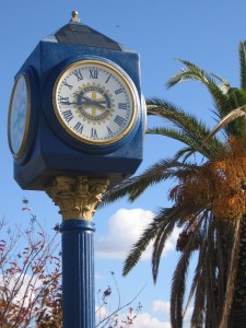 UFO spotted above Rotary clock at Liberty Station.