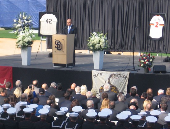 Dick Enberg remembers the late Jerry Coleman.