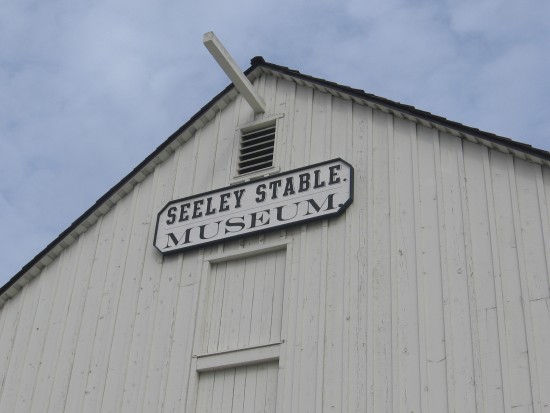 Front of the Seeley Stable Museum in Old Town.