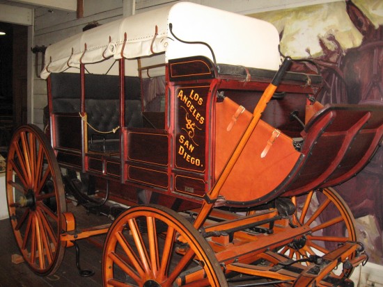 Stagecoach from the Los Angeles and San Diego route.