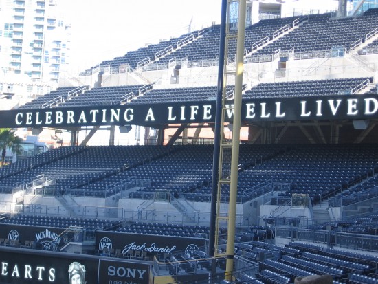 Celebrating a life well lived.