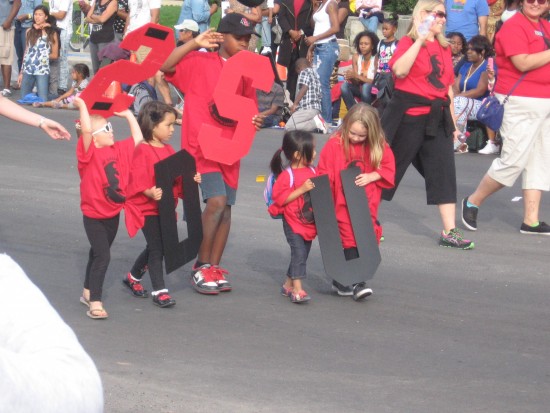 Young kids have difficulty with SDSU letters.