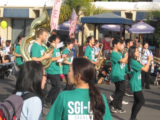 Music and youthful energy on parade.