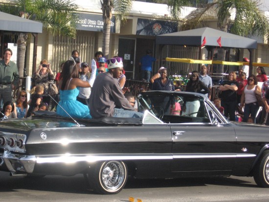 King and Queen of San Diego MLK Parade.