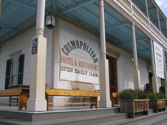 The Cosmopolitan Hotel and Restaurant.