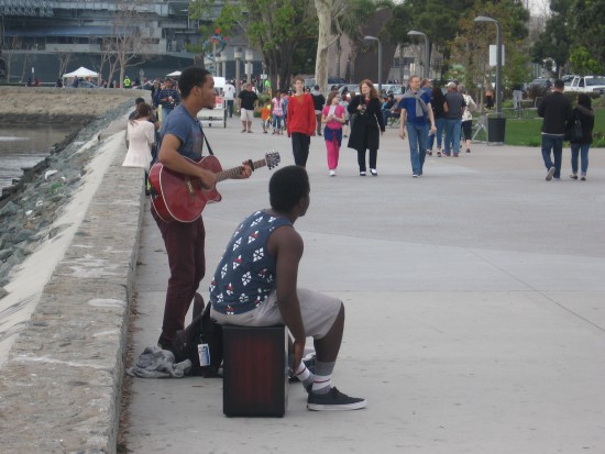 A beautiful day and some great positive, stirring music.