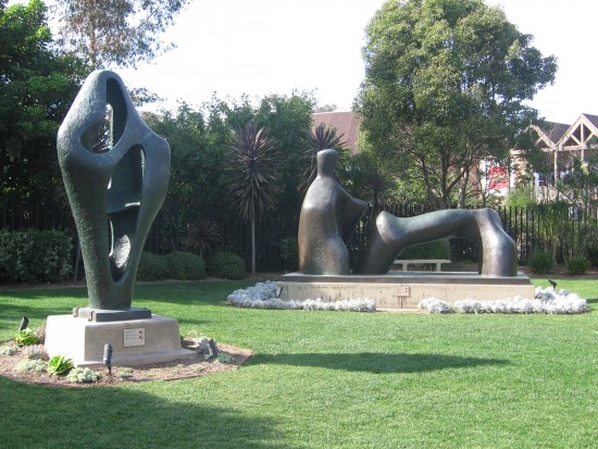 Modern abstract sculptures are free to view in Balboa Park.