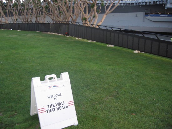 Welcome to The Wall That Heals.