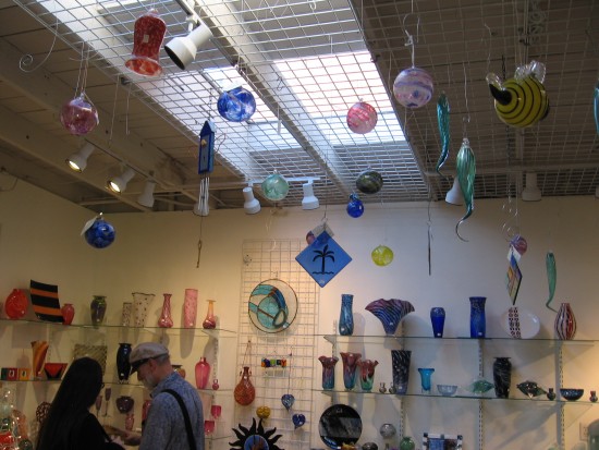 Art Glass Guild's room of shining color.