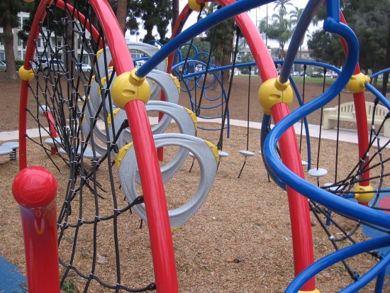 Imaginative children's playground in Balboa Park.