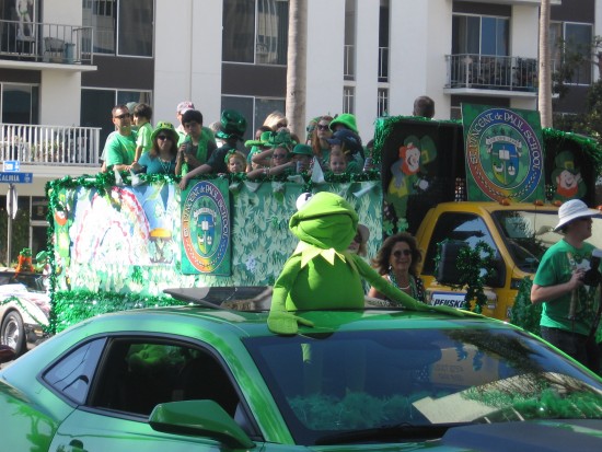 Kermit the Frog is proud to be green!