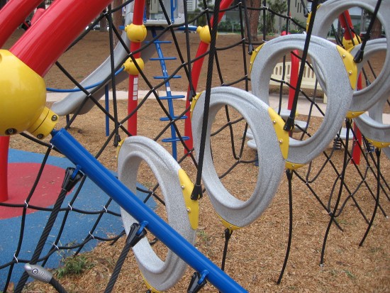 The fun, whimsical Sixth Avenue playground.