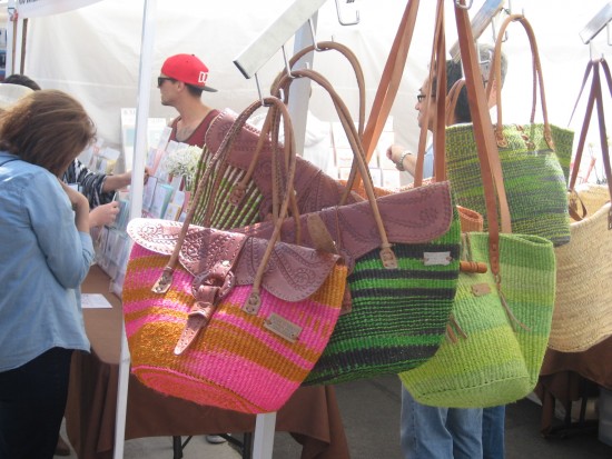 Purses of every hue at one of over 150 booths!