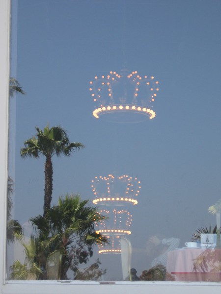 Chandeliers in Crown Room were designed by Wizard of Oz author.