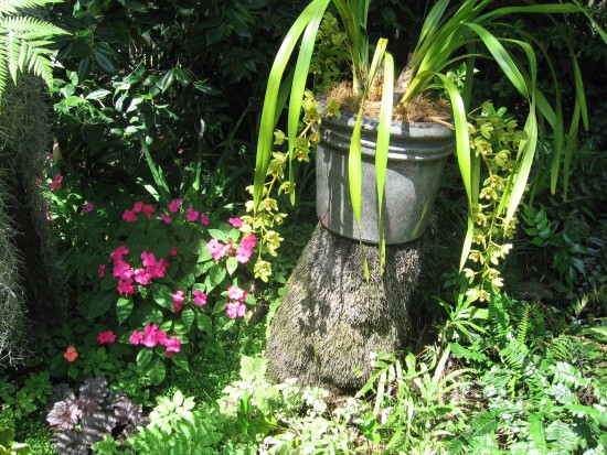 Some people just sit on benches and absorb the tranquil atmosphere.