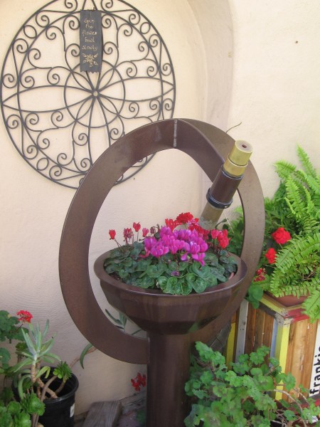 Interesting contraption in a nook at Spanish Village.