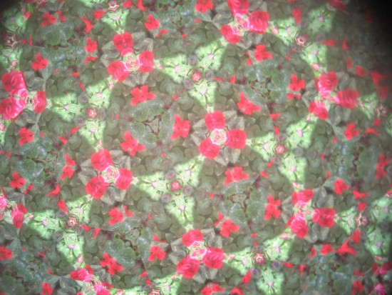 Infinite beauty created via the reflection of light.