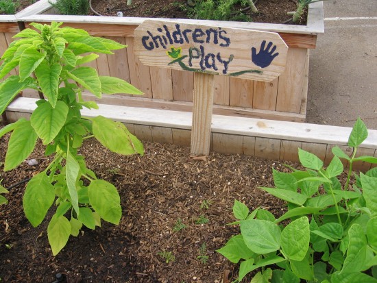 Children learn to love gardening and being outside.
