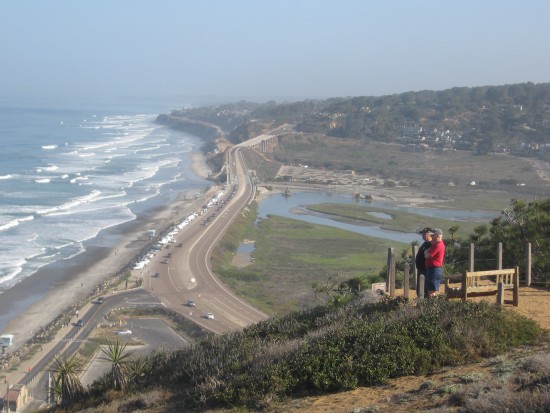 Looking north near a scenic overlook on the Guy Fleming Trail.