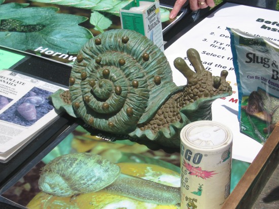 Table with information about pest control using copper.