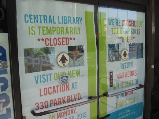 Little remains to be seen at the old Central Library.