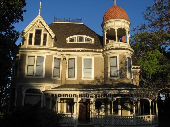 The grand Long-Waterman House on Bankers Hill.