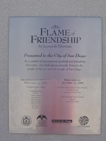 Friendship between San Diego and Mexico.
