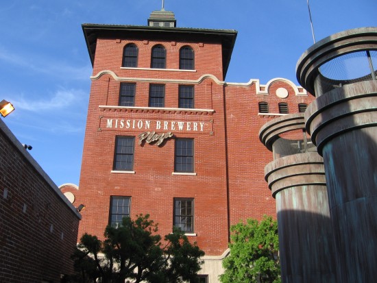 Mission Revival style brewery was built in 1912.