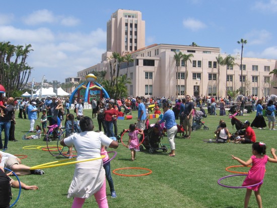 Lots of fun at County Administration Center Waterfront Park.