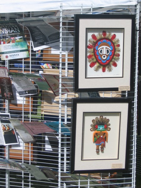 Native American art at Balboa Park pow-wow.